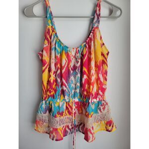 Margo & Sebastian Bright Color Design Tank Size Medium M